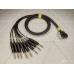 156-MCY-8P    Dsub 25pin <=> 8 Jack 6,3 stereo Gabreal AM AWG24 U/F 8p PVC